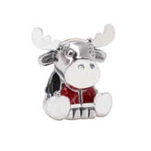DoDoFly Authentic S925 Sterling Silver Canadian Moose Maple Leaf Red Cute Fawn Beaded Fit Original Bracelet Necklace DIY Jewelry
DoDoFly Authentic S925 Sterling Silver Canadian Moose Maple Leaf Red Cute Fawn Beaded Fit Original Bracelet Necklace DIY Jewelry