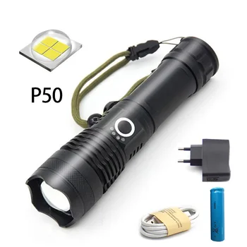 Super powerful LED Tactical XHP50 led flashlight 18650 usb rechargeable torchlight flash torch light zoom Lantern torch p50
Super powerful LED Tactical XHP50 led flashlight 18650 usb rechargeable torchlight flash torch light zoom Lantern torch p50