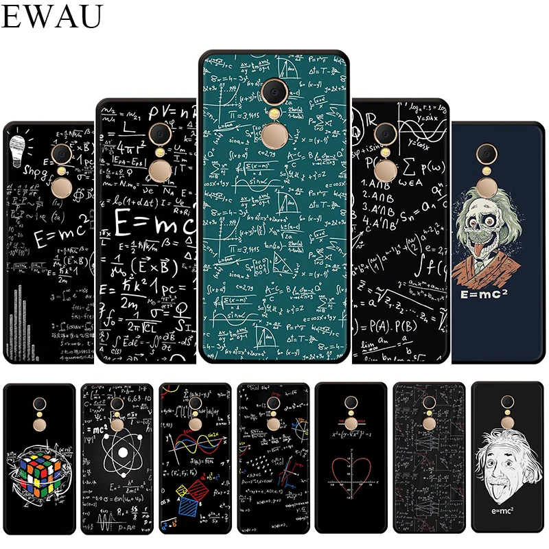 EWAU mc2 with E=mc Math Albert Einstein Silicone phone case for Xiaomi Redmi Note 4 4X 5 6 7 8 Pro 5A Prime
EWAU mc2 with E=mc Math Albert Einstein Silicone phone case for Xiaomi Redmi Note 4 4X 5 6 7 8 Pro 5A Prime