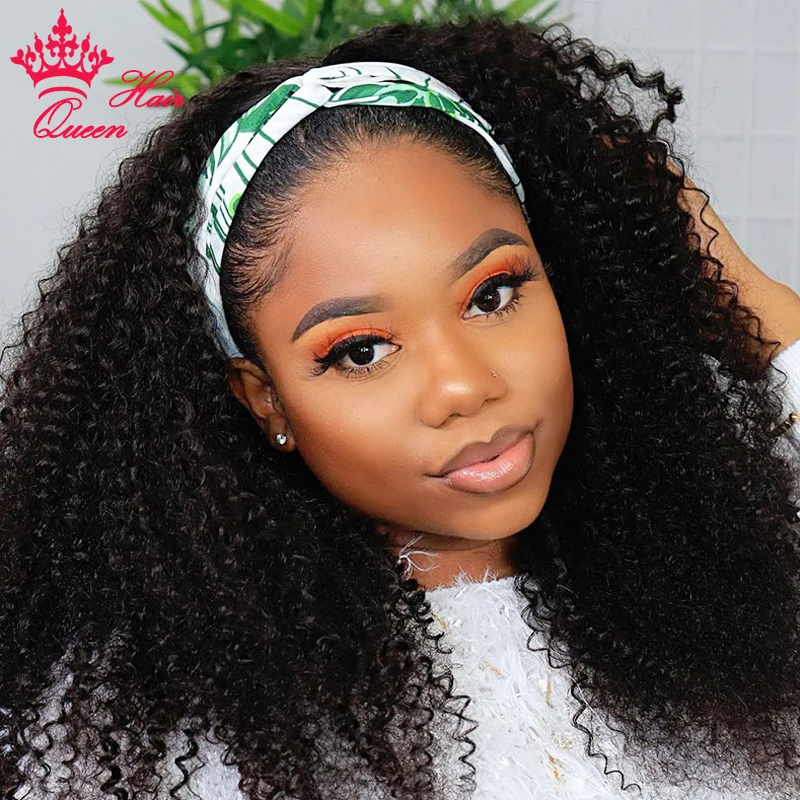 Brazilian Kinky Curly Headband Wig Human Hair 14-24 Inch Glueless Kinky Curly Human Raw Hair Wigs for Women Queen Hair
Brazilian Kinky Curly Headband Wig Human Hair 14-24 Inch Glueless Kinky Curly Human Raw Hair Wigs for Women Queen Hair