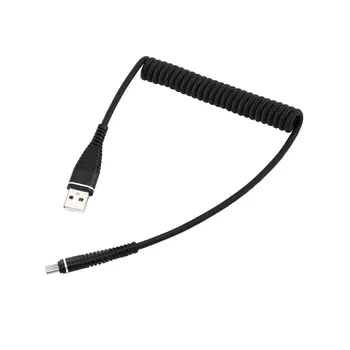 USB-C Type C Cable stretched Coiled Spring Spiral Type-C Male Extension Cord Data Sync Charger Wire Charging Cable For Samsung
USB-C Type C Cable stretched Coiled Spring Spiral Type-C Male Extension Cord Data Sync Charger Wire Charging Cable For Samsung