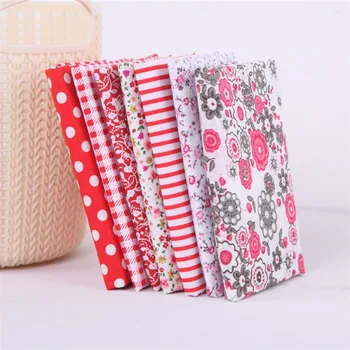 7 pcs/lot 25cmx25cm Printed Floral Cotton Fabric For Patchwork, Sewing Tissue Telas To Patchwork DIY Handmade Cloth
7 pcs/lot 25cmx25cm Printed Floral Cotton Fabric For Patchwork, Sewing Tissue Telas To Patchwork DIY Handmade Cloth