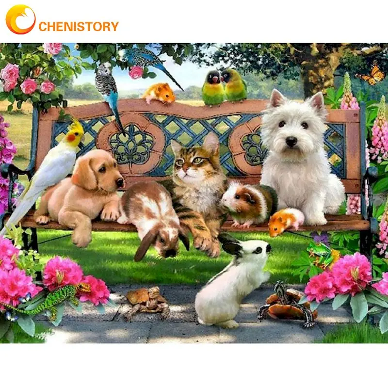 CHENISTORY Animals In Park Oil Painting By Numbers For Kids Unique Gift HandPainted 60x75cm Framed Home Decoration Wall Art
CHENISTORY Animals In Park Oil Painting By Numbers For Kids Unique Gift HandPainted 60x75cm Framed Home Decoration Wall Art