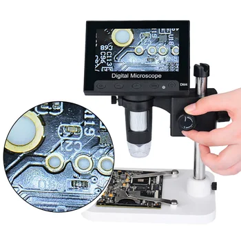 720P USB Digital Electronic Microscope 4.3" LCD Display Screen Zoom Magnifier Endoscope LED Stand PCB Phone Repair Hair Skin
720P USB Digital Electronic Microscope 4.3" LCD Display Screen Zoom Magnifier Endoscope LED Stand PCB Phone Repair Hair Skin