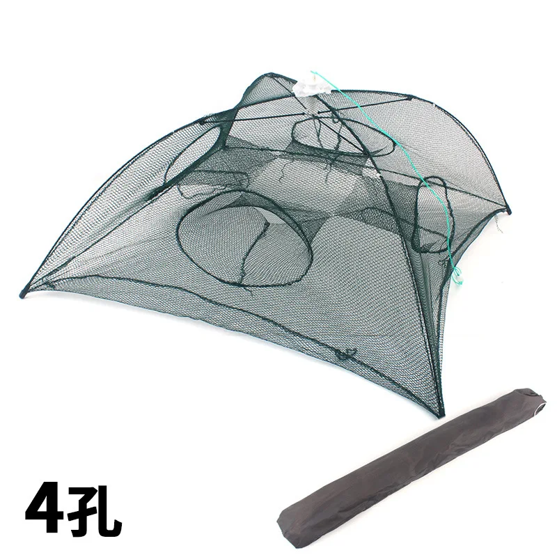 4 hole small cage umbrella fishing net automatic folding field tool landing fish crab trap baskets
4 hole small cage umbrella fishing net automatic folding field tool landing fish crab trap baskets