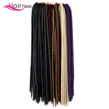 Hair Nest Braiding Hair Extension 18 Inch Faux Locs Crochet Hair Synthetic Braiding Hair Soft Straight Dreadlocks Crochet Braids
Hair Nest Braiding Hair Extension 18 Inch Faux Locs Crochet Hair Synthetic Braiding Hair Soft Straight Dreadlocks Crochet Braids