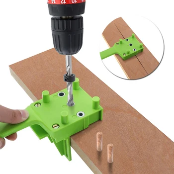 Quick Wood Doweling Jig Set ABS Plastic Handheld Pocket Hole Jig System 6/8/10mm Drill Bit Hole Puncher For Carpentry Dowel Join
Quick Wood Doweling Jig Set ABS Plastic Handheld Pocket Hole Jig System 6/8/10mm Drill Bit Hole Puncher For Carpentry Dowel Join