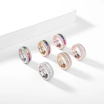 Clear Colorful Cubic Zircon Engagement Ring For Women Gold Silver Color Ring Wedding Jewelry 2020 Fashioin Accessories Luxury
Clear Colorful Cubic Zircon Engagement Ring For Women Gold Silver Color Ring Wedding Jewelry 2020 Fashioin Accessories Luxury