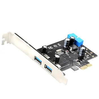 High Quality USB 3.0 PCI-E Expansion Card Adapter External 2 Port USB3.0 Hub Internal 20pin Connecter PCI-E Card
High Quality USB 3.0 PCI-E Expansion Card Adapter External 2 Port USB3.0 Hub Internal 20pin Connecter PCI-E Card