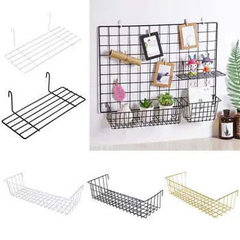 Wall Decoration Iron Frame Hanging Rack Wall Display Storage Box Multifunction Mesh Wire Metal Wall Shelf
Wall Decoration Iron Frame Hanging Rack Wall Display Storage Box Multifunction Mesh Wire Metal Wall Shelf