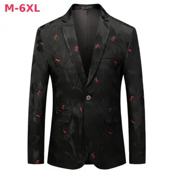 New Black Mens Blazer Luxury 3d Jacquard Business Casual Prom Blazers Men Plus Size 6xl Slim Fit Party Nightclub Male Blazer
New Black Mens Blazer Luxury 3d Jacquard Business Casual Prom Blazers Men Plus Size 6xl Slim Fit Party Nightclub Male Blazer