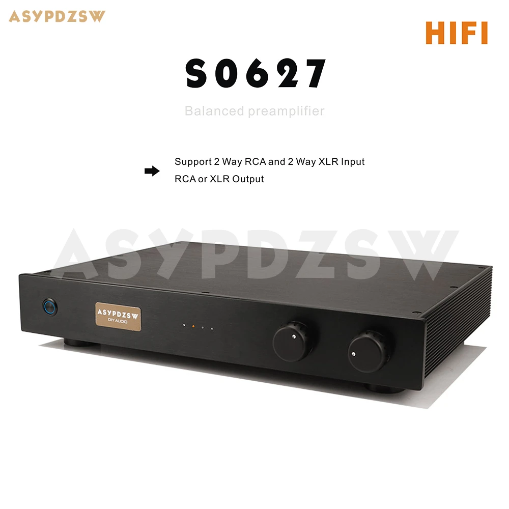 S0627 HIFI Wide sound field LM4562 Balanced preamplifier Support RCA or XLR input and output
S0627 HIFI Wide sound field LM4562 Balanced preamplifier Support RCA or XLR input and output