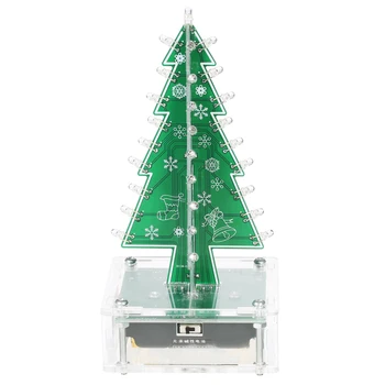 New DIY Colorful Easy Making LED Light Acrylic Christmas Tree with Music Electronic Learning Kit Module Christmas Gift
New DIY Colorful Easy Making LED Light Acrylic Christmas Tree with Music Electronic Learning Kit Module Christmas Gift