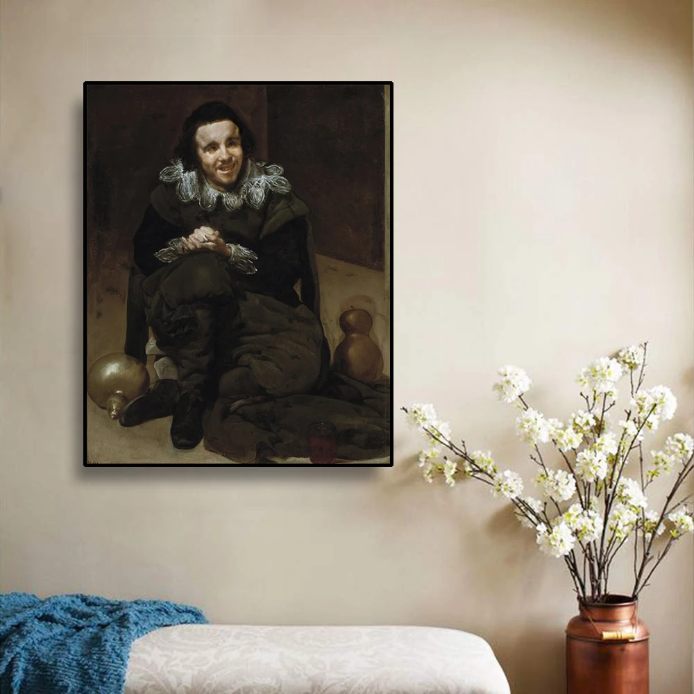 Cassisy Canvas Oil PaintingThe Jester CalabacillasDiego Velazquez Art Picture Wall Decor Modern Home Living room Decoration
Cassisy Canvas Oil PaintingThe Jester CalabacillasDiego Velazquez Art Picture Wall Decor Modern Home Living room Decoration