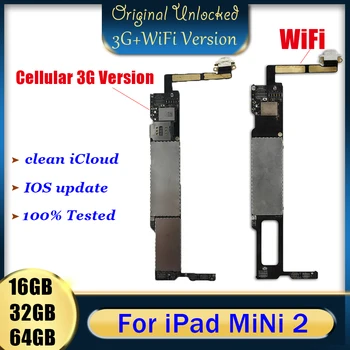 Original Unlocked Mainboard For iPad Mini 2 Motherboard WLAN Cellular Version With Full Chips Logic Board Clean iCloud
Original Unlocked Mainboard For iPad Mini 2 Motherboard WLAN Cellular Version With Full Chips Logic Board Clean iCloud