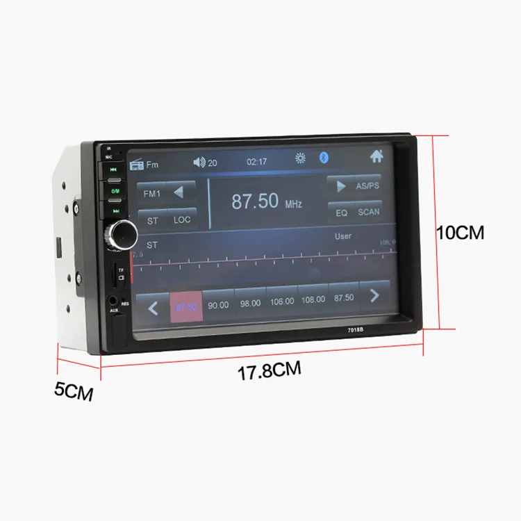 Vehicle-borne Bluetooth Player Big Screen High-definition with Numbers Navigator Vehicle-mounted MP5 Reversing Video And Audio O
Vehicle-borne Bluetooth Player Big Screen High-definition with Numbers Navigator Vehicle-mounted MP5 Reversing Video And Audio O