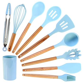 12 Styles Silicone Cooking Tool with Storage Bucket Spatula Spoon Pasta Claws High Temperature Silicone Kitchen Cookware Set
12 Styles Silicone Cooking Tool with Storage Bucket Spatula Spoon Pasta Claws High Temperature Silicone Kitchen Cookware Set
