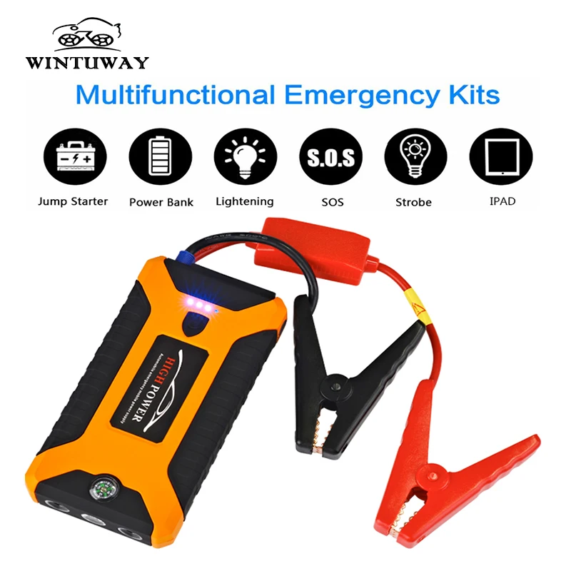WINTUWAY Super Power Car Jump Starter Power Bank 600A Portable Car Battery Charger Booster Charger 4USB 12V SOS Starting Device
WINTUWAY Super Power Car Jump Starter Power Bank 600A Portable Car Battery Charger Booster Charger 4USB 12V SOS Starting Device