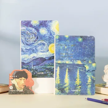 B6 Van Gogh Oil Painting Diary Notebook Creative Magneric Buckle 112sheets Notebook Journal Agenda Notepad Stationery Supplies
B6 Van Gogh Oil Painting Diary Notebook Creative Magneric Buckle 112sheets Notebook Journal Agenda Notepad Stationery Supplies