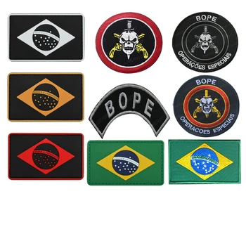 BOPE Embroidered Black Brazil Patches for Clothing Backpack Badge Applique Emblems
BOPE Embroidered Black Brazil Patches for Clothing Backpack Badge Applique Emblems