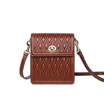 Embossed Style Female Mini Purse Genuine Leather Vintage Women's Small Flap Bag Authentic Cowskin Female Crossbody Shoulder Bag
Embossed Style Female Mini Purse Genuine Leather Vintage Women's Small Flap Bag Authentic Cowskin Female Crossbody Shoulder Bag