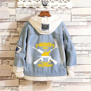 Competitive shooting game PUBG Sweatshirts Hoodies Cosplay costumes denim jacket Men women Jackets cartoon casual Jean jacket
Competitive shooting game PUBG Sweatshirts Hoodies Cosplay costumes denim jacket Men women Jackets cartoon casual Jean jacket
