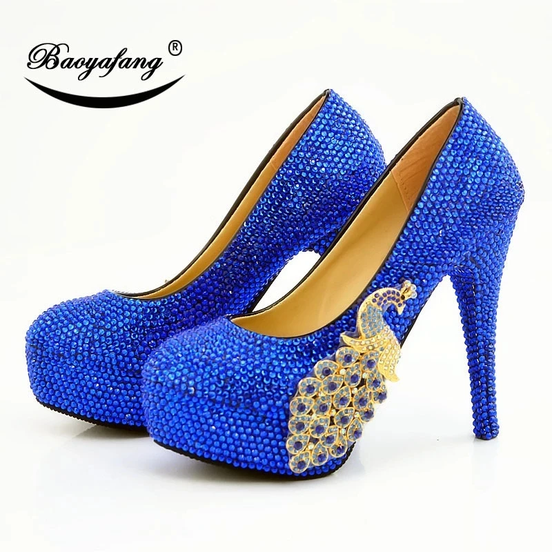 New 2022 Spring Blue Crystal Party Dress Shoes Women Peacock Wedding Shoes Bride Fashion High Heels Platform Round Toe Pumps
New 2022 Spring Blue Crystal Party Dress Shoes Women Peacock Wedding Shoes Bride Fashion High Heels Platform Round Toe Pumps