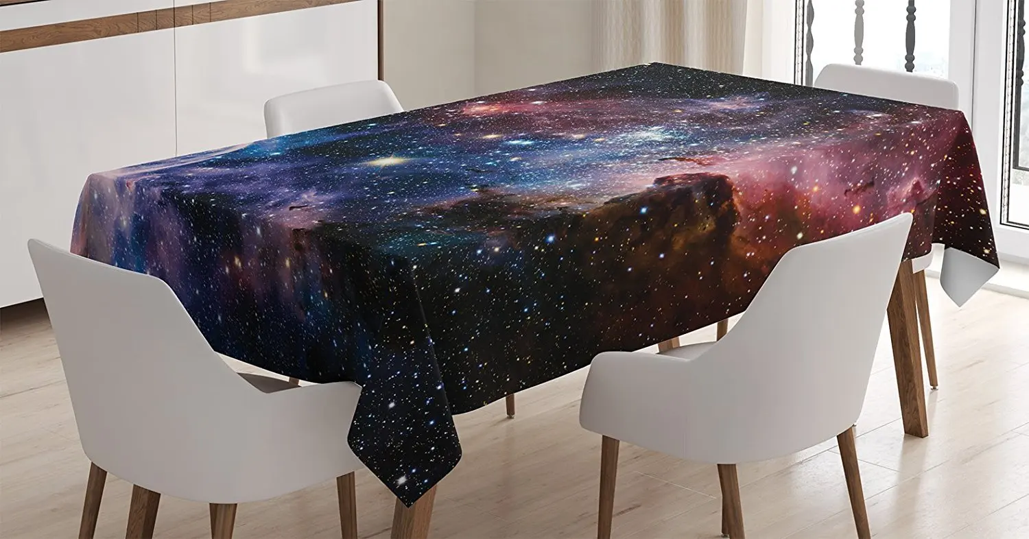 Space Decorations Tablecloth Stars Nebula Colorful Space Galaxy Astronomic Picture Print Table Cover for Dining Room Kitchen
Space Decorations Tablecloth Stars Nebula Colorful Space Galaxy Astronomic Picture Print Table Cover for Dining Room Kitchen