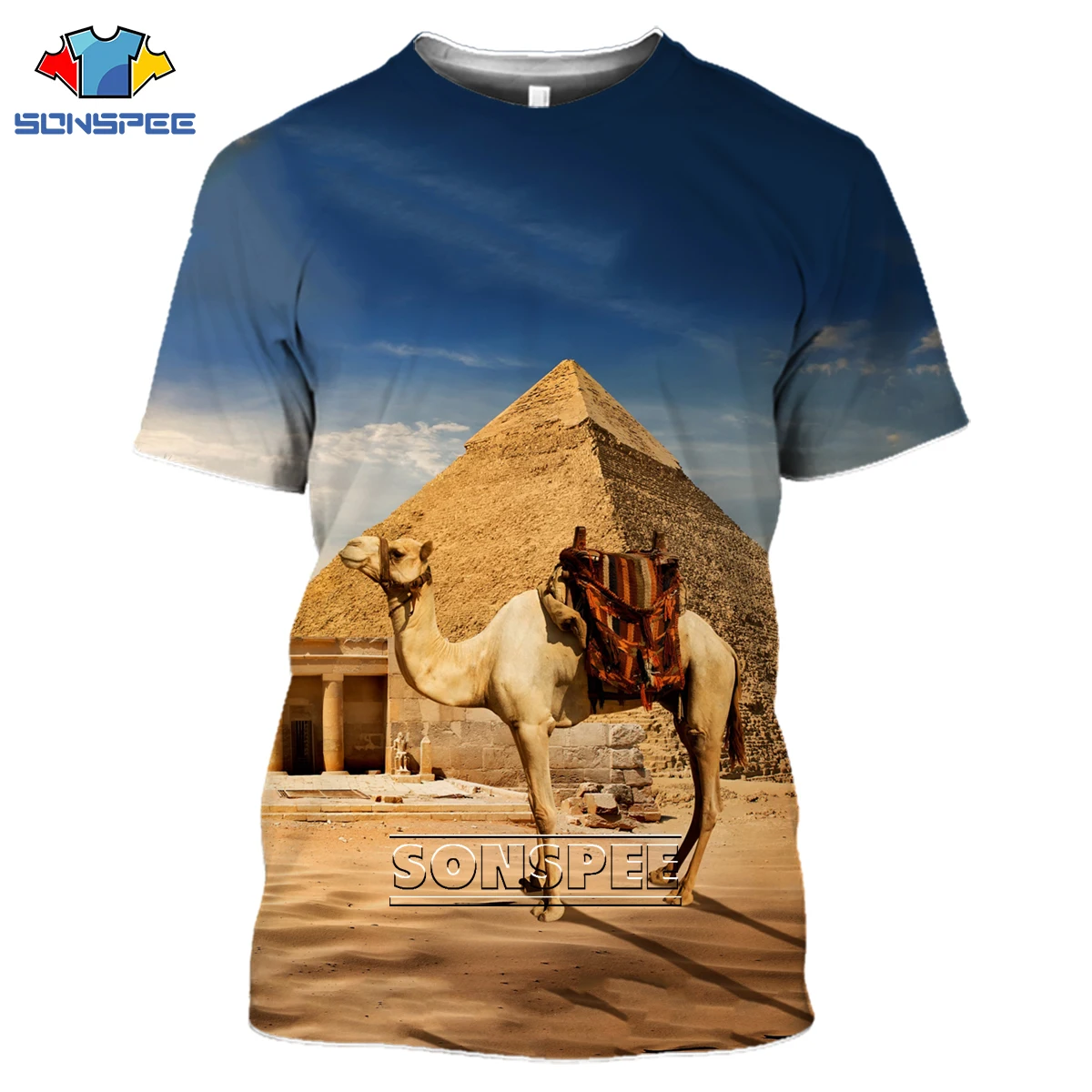 SONSPEE Camel animal Men Women 3D Print T-shirt Harajuku Summer desert Oversized Hiphop Casual Fashion Short Sleeve O-Neck Top
SONSPEE Camel animal Men Women 3D Print T-shirt Harajuku Summer desert Oversized Hiphop Casual Fashion Short Sleeve O-Neck Top