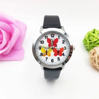 Cute Butterflies Cartoon Children Quartz Watches Boys Girls Luminous Watch Student Leather Wristwatch relogio infantil 2020 gift 
Cute Butterflies Cartoon Children Quartz Watches Boys Girls Luminous Watch Student Leather Wristwatch relogio infantil 2020 gift