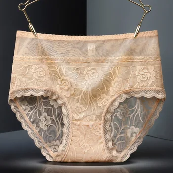 1PC Lace panties Women briefs panties Comfortable lady's high waist underpants Sexy flower girl underwear Soft briefs
1PC Lace panties Women briefs panties Comfortable lady's high waist underpants Sexy flower girl underwear Soft briefs