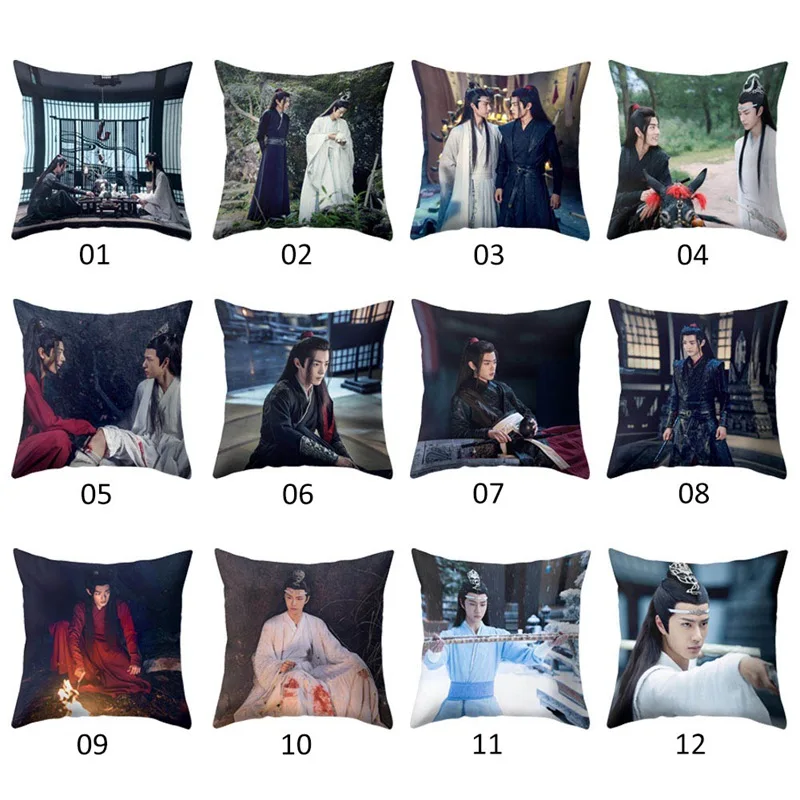 Wang Yibo Lan Wangji Square Pillowcases Zipper Pillowcase Cotton pillow Xiao Zhan Gifts For Friend One Side Chen qingling
Wang Yibo Lan Wangji Square Pillowcases Zipper Pillowcase Cotton pillow Xiao Zhan Gifts For Friend One Side Chen qingling