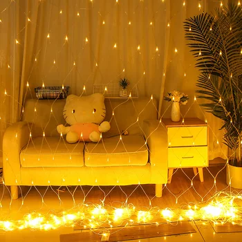 Christmas LED Net Mesh Fairy String Light 1.5X1.5M 3X2M Outdoor Holiday Wedding Party Window Icicle LED String Garland
Christmas LED Net Mesh Fairy String Light 1.5X1.5M 3X2M Outdoor Holiday Wedding Party Window Icicle LED String Garland