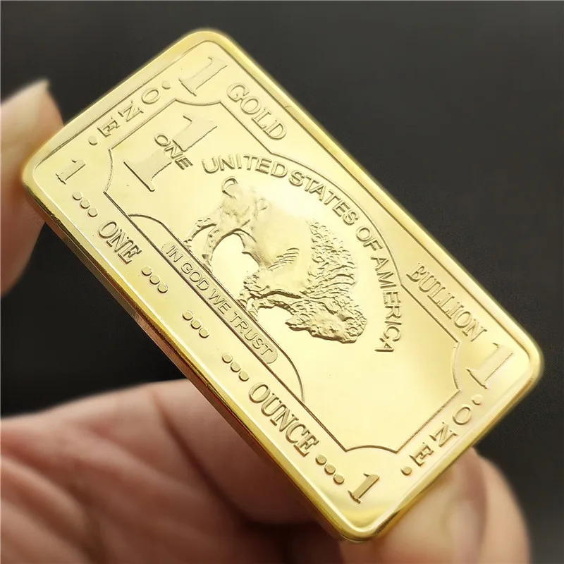 Commemorative Coin American OX Golden Square Collection Arts Gifts Souvenir Gold Bricks Drop Shipping
Commemorative Coin American OX Golden Square Collection Arts Gifts Souvenir Gold Bricks Drop Shipping