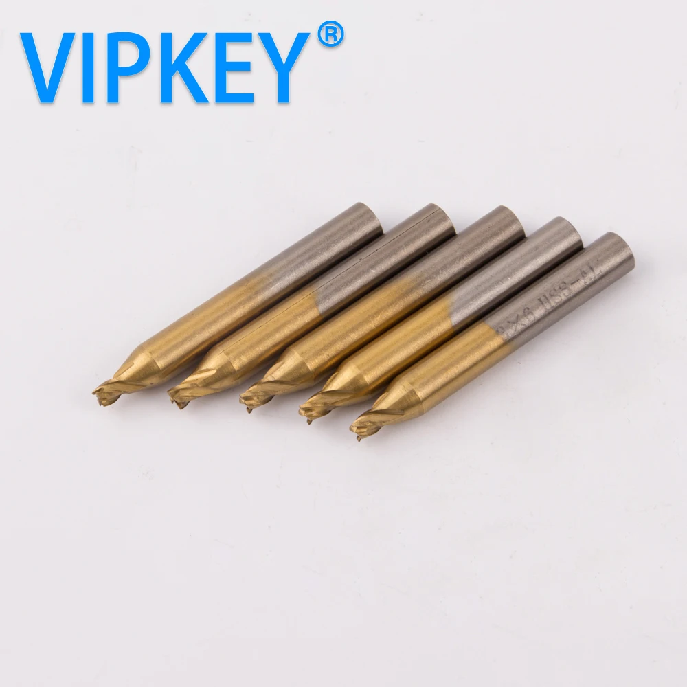 5pcs/lot High Quality 3.0mm HSS Titanized End Mill Milling Key Cutter titanizing twist drills bit For Vertical Key Machine Part
5pcs/lot High Quality 3.0mm HSS Titanized End Mill Milling Key Cutter titanizing twist drills bit For Vertical Key Machine Part