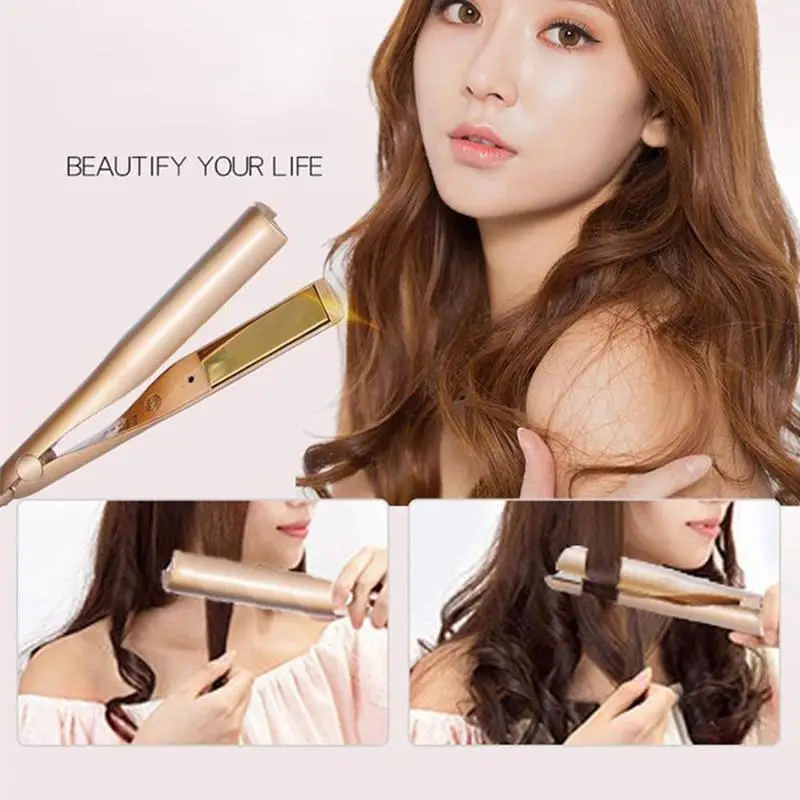 2 IN 1 Hair StraightenerCurler Curling Iron ORIGINAL Quality With Fast Warm-up Thermal Performance Hair Iron Easy To Operate
2 IN 1 Hair StraightenerCurler Curling Iron ORIGINAL Quality With Fast Warm-up Thermal Performance Hair Iron Easy To Operate