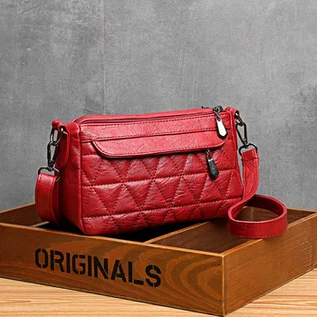 Women's New Textured Soft Leather 2020 Korean Style Double Layer Large Capacity Cross-Body Shoulder Bag Mother Small Bag
Women's New Textured Soft Leather 2020 Korean Style Double Layer Large Capacity Cross-Body Shoulder Bag Mother Small Bag