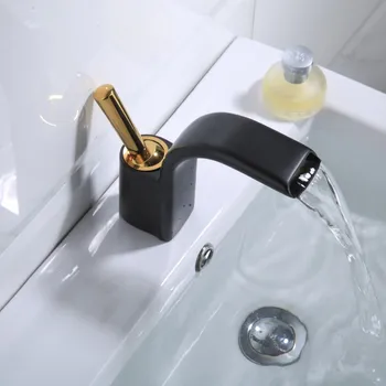 Vidric New Arrival Bathroom Waterfall Basin Faucet Solid Brass Faucet Sink Mixer Tap Hot and Cold White/Chrome/Bronze Basin Cran 
Vidric New Arrival Bathroom Waterfall Basin Faucet Solid Brass Faucet Sink Mixer Tap Hot and Cold White/Chrome/Bronze Basin Cran