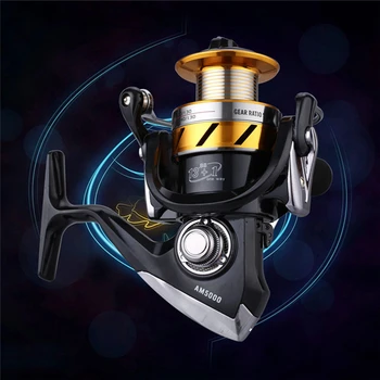 AM1000-7000 Series 13+1BB Gear Ratio 5.5:1 Fishing Reel Pre-Loading Spinning Wheel Molinete Para Pesca Carp Left / Right Hand
AM1000-7000 Series 13+1BB Gear Ratio 5.5:1 Fishing Reel Pre-Loading Spinning Wheel Molinete Para Pesca Carp Left / Right Hand