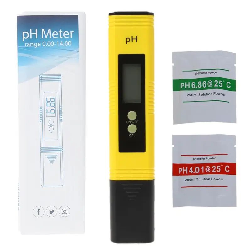 Auto Calibration Mini Digital Pocket Pen Type PH Meter Multimeter Tester Hydro L4MF
Auto Calibration Mini Digital Pocket Pen Type PH Meter Multimeter Tester Hydro L4MF