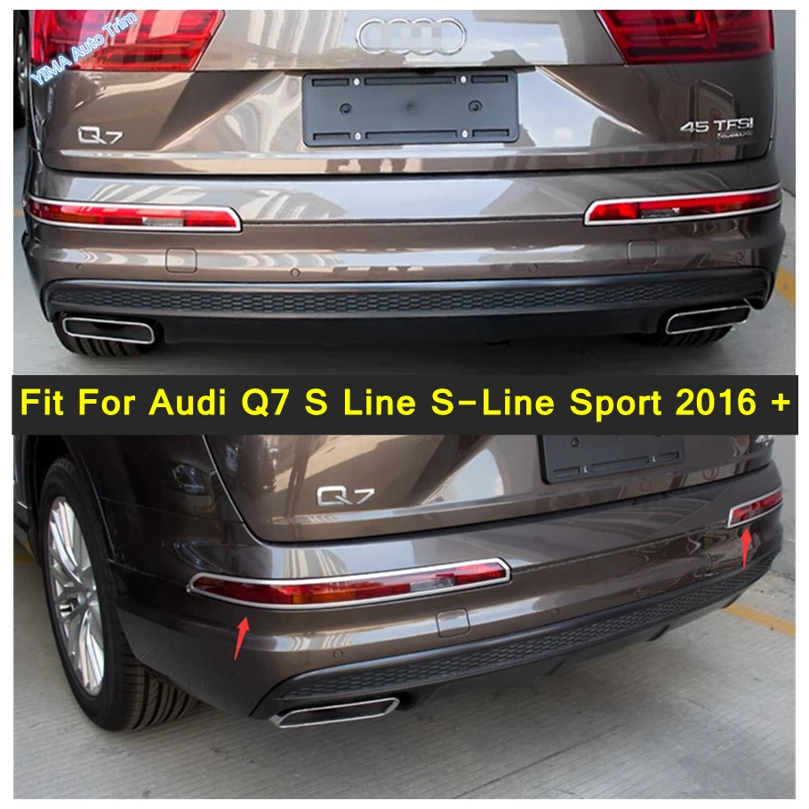 Задняя крышка для автомобиля Lapetus, задняя рамка, обшивка, 2 шт. для Audi Q7 S Line S-Line Sport 2016-2019, аксессуары из АБС-пластика
Задняя крышка для автомобиля Lapetus, задняя рамка, обшивка, 2 шт. для Audi Q7 S Line S-Line Sport 2016-2019, аксессуары из АБС-пластика