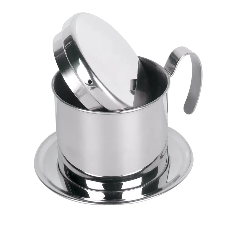 Stainless Steel Vietnam Coffee Pour Over Dripper Maker Filter Single Cup Brewer Press Percolator Home Outdoor Use
Stainless Steel Vietnam Coffee Pour Over Dripper Maker Filter Single Cup Brewer Press Percolator Home Outdoor Use