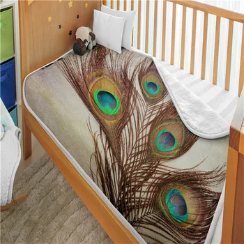 Sholisa 3D Printed European Polyester Flannel Blanket Animal Peacock Feather Rectangle nap for Home Bedroom Decorative Hotel
Sholisa 3D Printed European Polyester Flannel Blanket Animal Peacock Feather Rectangle nap for Home Bedroom Decorative Hotel