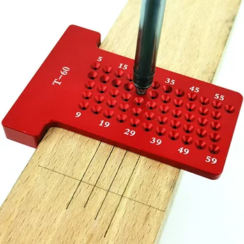 Easy Apply Woodworking Dowel Jig Aluminum Alloy Professional Accurate Punch Locator With Bushing Drilling Tool Positioning
Easy Apply Woodworking Dowel Jig Aluminum Alloy Professional Accurate Punch Locator With Bushing Drilling Tool Positioning