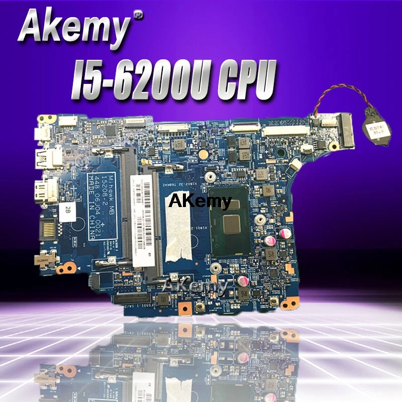 

NBG7C11001 NB.G7C11.001 For Acer aspire V3-372 V3-372T Laptop Motherboard 15208-2 448.06J04.0021 SR2EY I5-6200U CPU