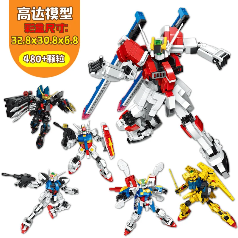 HSANHE 2800-2805 Gundam Model Maneuvering Fighter a Educational Science Building Blocks Toy Electricity Supplier 
HSANHE 2800-2805 Gundam Model Maneuvering Fighter a Educational Science Building Blocks Toy Electricity Supplier