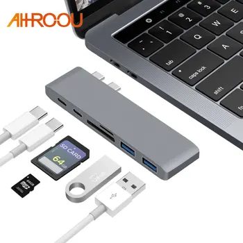 USB 3.1 Type-C Hub To HDMI Adapter 4K Thunderbolt 3 USB C Hub with Hub 3.0 TF SD Reader Slot PD for MacBook Pro/Air 2018/2019
USB 3.1 Type-C Hub To HDMI Adapter 4K Thunderbolt 3 USB C Hub with Hub 3.0 TF SD Reader Slot PD for MacBook Pro/Air 2018/2019