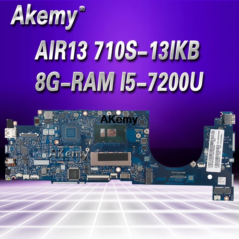 LA-E011P Laptop motherboard for Lenovo Ideapad AIR13 710S-13IKB Test original mainboard 8G-RAM I5-7200U
LA-E011P Laptop motherboard for Lenovo Ideapad AIR13 710S-13IKB Test original mainboard 8G-RAM I5-7200U