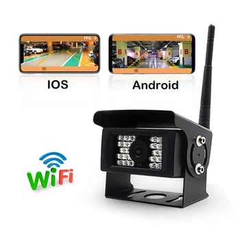 Wifi LED Waterproof Night Vision Car Bus Rear View Camera Reversing Parking Camera Compatible with iPhone and Android
Wifi LED Waterproof Night Vision Car Bus Rear View Camera Reversing Parking Camera Compatible with iPhone and Android