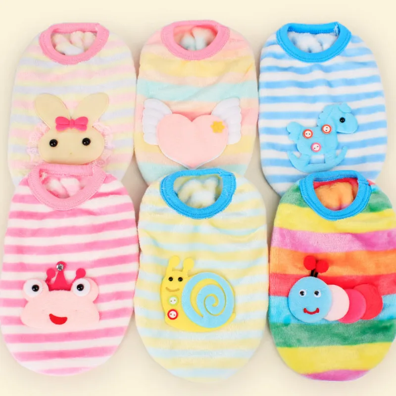 Cartoon Animal Puppy Pet Clothes Autumn Winter Warm Leisure Flannel Small Milk Dog Cat Clothes Clothing Sweaters For Schnauzer
Cartoon Animal Puppy Pet Clothes Autumn Winter Warm Leisure Flannel Small Milk Dog Cat Clothes Clothing Sweaters For Schnauzer
